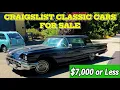 Budget Classics Best Craigslist Finds Under 8K - for Sale by Owner