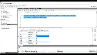 SQL String Function LEN How to returns the length of the specified string in SQL