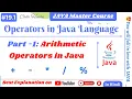 1 Arithmetic operators in Java in Hindi with Example Operators in Java Language