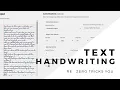 Convert Text to Handwriting Assignments Done Easy