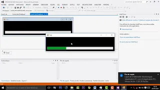 Comment cree une progressbar sur visual studio 2012