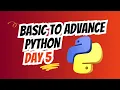 day 5 type casting copy operations input and output operation