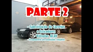 Peugeot 306 s16 - escapamento e correia dentada