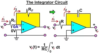 Electrical Engineering Ch 6 Capacitors 21 of 26 The Integrator Circuit
