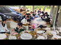 Download Lagu Sarapan rame²  sebelum liburan,adiknya Aline dan teman² ayam goreng sambal bawang 