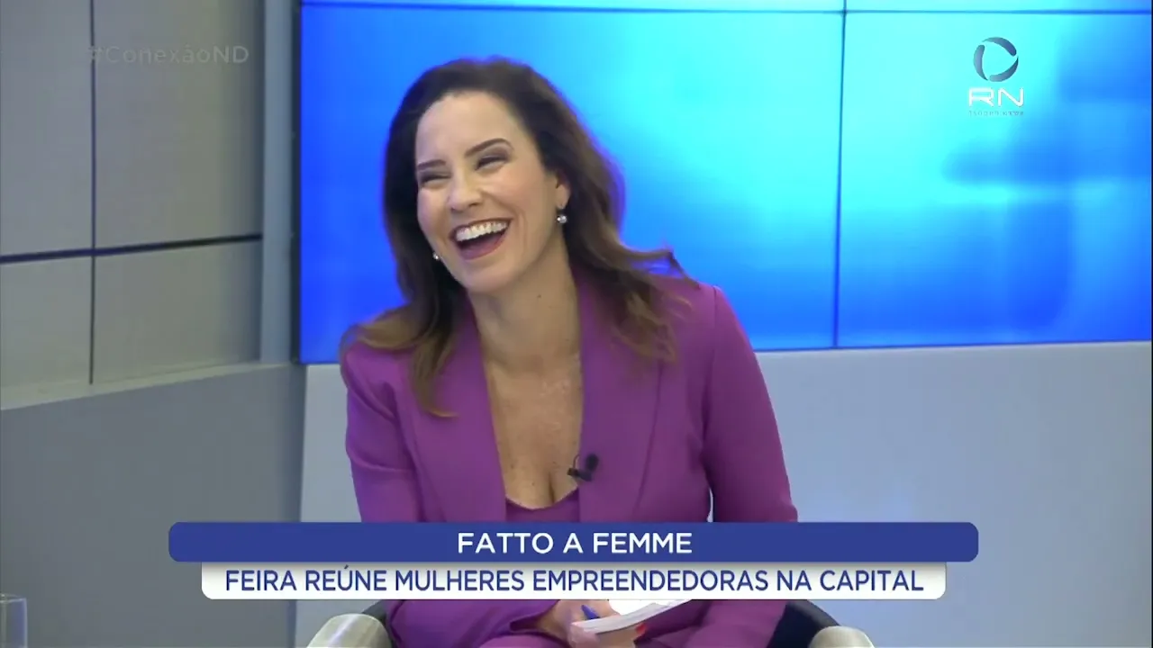 Márcia Dutra recebe Cris Nora Riess e Ana Paludo, empreendedoras e organizadoras da Fatto a Femme