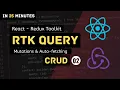 RTK Query CRUD Mutations Auto-Fetching React Redux Toolkit RTK Query Tutorial - 2