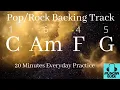Lagu Pop Rock Backing Track C Major | C Am F G |