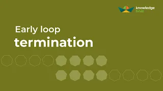 break Statement Determine Early Loop Termination ICSE Computer Applications Java BlueJ