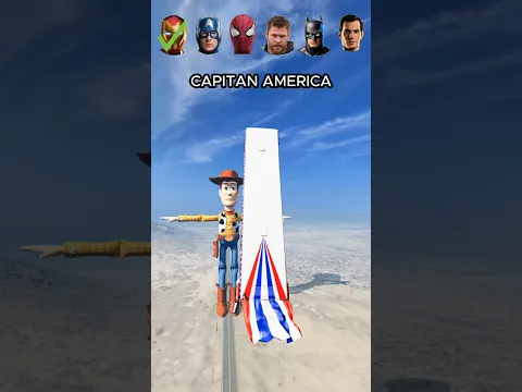 Carros de Super Héroes vs Woody 2 #beamng #beamngdrive #game #juego #carros