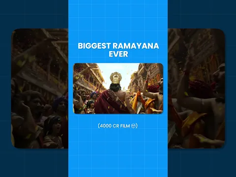 Ramayana 4000 Cr Film 😳 Ranbir as Lord Rama