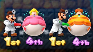 【マリオパーティ10】爆笑ミニゲーム集！ドクターマリオ＆ドクタールイージ VS バルーン衣装のピーチ＆デイジー 4K UHD