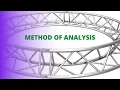 Method of analysis Force Method Displacement Method Method of Analysis of Structure
