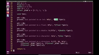 Pointers in C void pointers