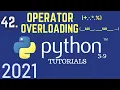 Python 3 9 Tutorials Operator Overloading In Python Types Of Polymorphism Polymorphism