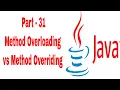 MethodOverloading vs Method Overriding in Java Learn Java in Tamil Java Tamil Vathiyar Part - 31