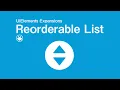 Unity UIElements Expansions Reorderable List