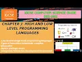 Chapter 7 Programming Languages IGCSE COMPUTER SCIENCE GUIDE UPDATED FOR 2021-2022 SYLLABUS