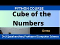 Python Program Tutorial How to Print the Cube of Numbers in a List