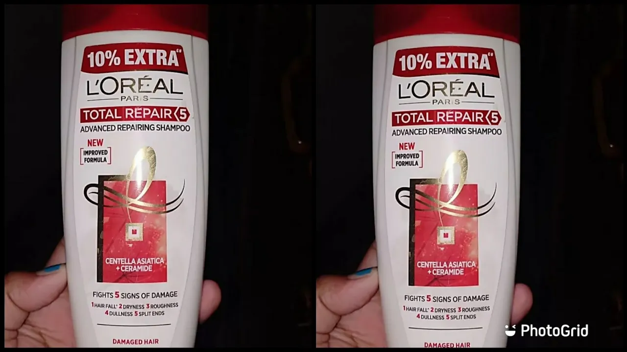 loreal #shampooreview #lorealparisshampoo #totalrepair5 #repairingshampoo #smoothhair #silkyhair #lo. 