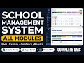 School Management System with All Modules Fees Exams Timetable Attendance Hall Tickets