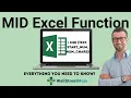 MID Excel Function Formula Example How to Use MID Function