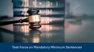 Task Force on Mandatory Minimum Sentences July2 2026