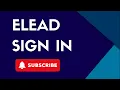 Elead Sign in