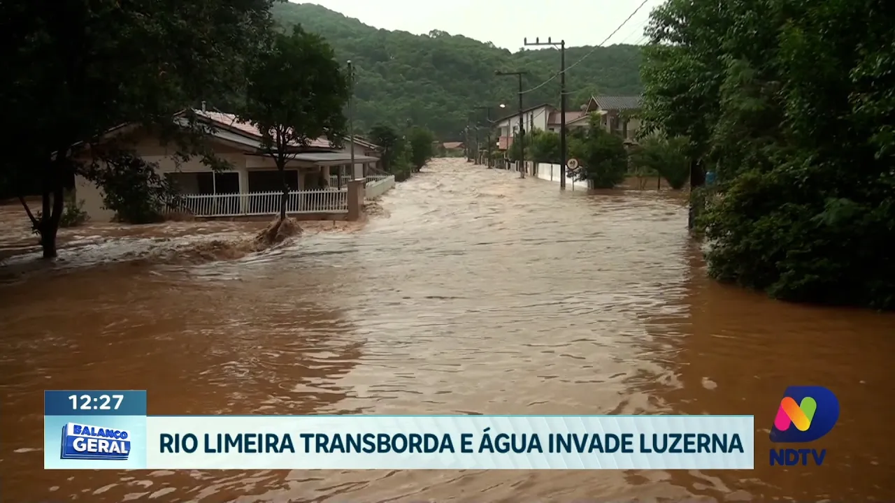 Joaçaba e Luzerna Sofrem com Inundações após Forte Chuva