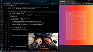 Asmr Programming - Coding Calculator with JavaScript