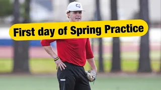 A Day in the Life of D1 Baseball Player First day of Practice