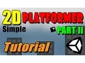 unity tutorial - platformer part 2