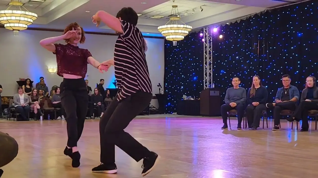 "Sweat" Jaden Pfeiffer & Marie-pascale cote-5th All-stars Strictly Finals SwingCouver NYE 23/24