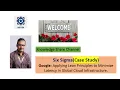 Case Study Google Cloud Speed Applying SS to Minimize Latency Six Sigma SNS Institutions