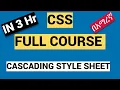 HTML CSS Full course for beginners CSS Full course