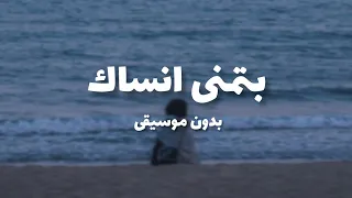 أغنية بتمنى انساك   شيرين بدون موسيقى  دندنها