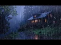 Download Lagu HEAVY RAIN on Roof for Deep Sleep \u0026 Insomnia Relief - Sleep FAST, Stop Insomnia with Torrential Rain