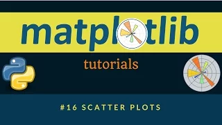 Matplotlib Plotting Tutorials 016 Scatter Plots