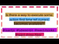 Is there a way to execute some action first time ref current becomes available