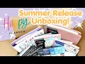 Happy Planner 2026 Summer Release Unboxing New Stickers Notebooks Accessories