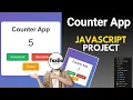 counter app javascript project tutorial javascript projects for beginners in hindi