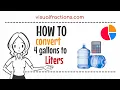 Converting 4 Gallons to Liters Your Complete Guide to Conversion
