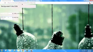 How to dynamically change the page background using simple javascript