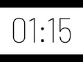 1 Minute 15 second Timer with Alarm