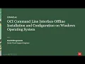 OCI Command Line Interface CLI Installation on an Offline Windows Instance