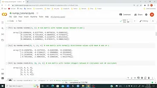 Python numpy tutorial 07