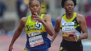 Shawnti Jackson BLOWS By Olympic Development Field At The Penn Relays