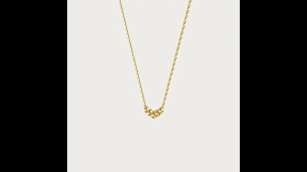 Worth It | Five Stone Bezel Diamond Station Necklace