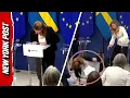 Download Lagu Shocking Moment Swedish Health Minister Passes out Mid-Presser, Hits Head on Podium