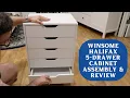 Winsome Halifax 5-Drawer Cabinet Assembly Review
